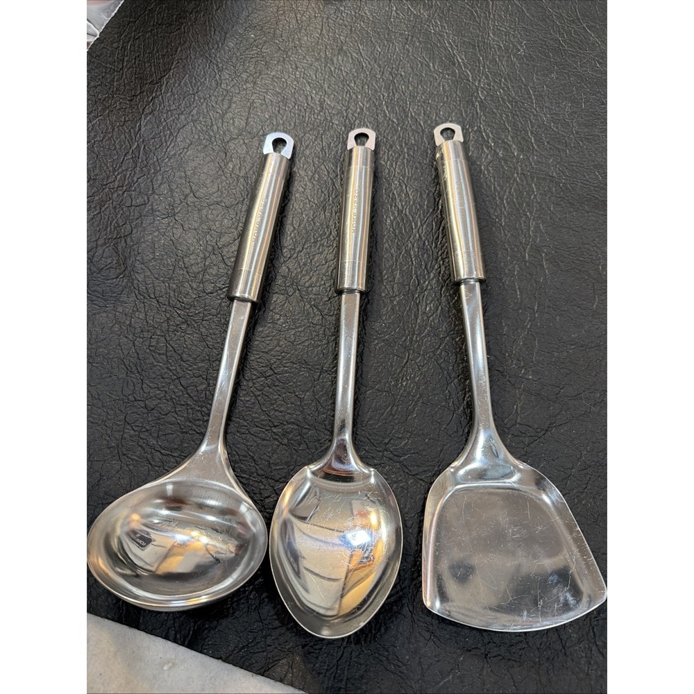Kitchen Utensils Home Hero Stainless Steel 14" Spatula Spoon Turner Hanging 19